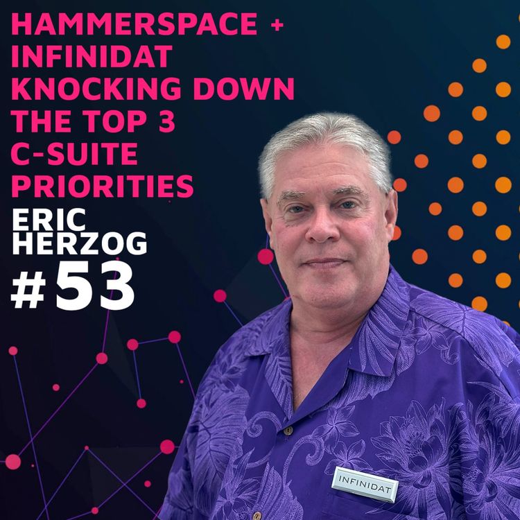 cover art for Infinidat + Hammerspace - Knocking Down the Top 3 C-Suite Priorities w/ Eric Herzog