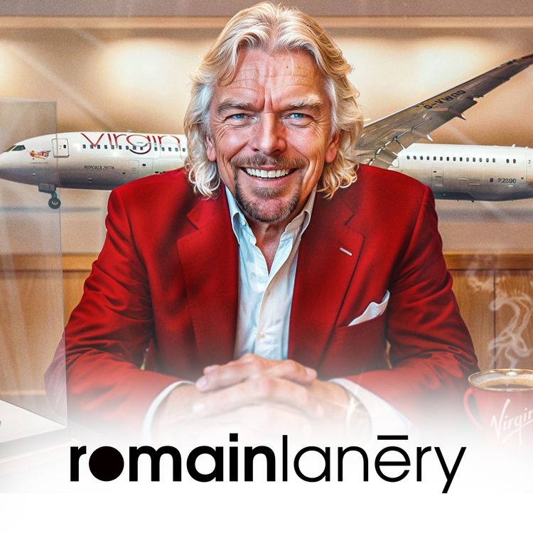 cover art for Vendeur ruiné à milliardaire dans l’espace : l’incroyable histoire de Richard Branson