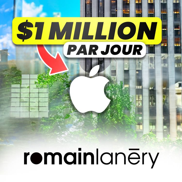 cover art for L'incroyable histoire de l'Apple Store qui gagne 1.000.000$ par jour.