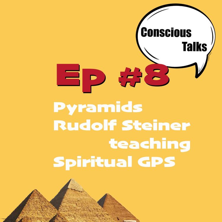 cover art for Ep 8 of Conscious Talks with Jesse G.L. Stewart, talking anthropology, spirituality, and Egypt!
