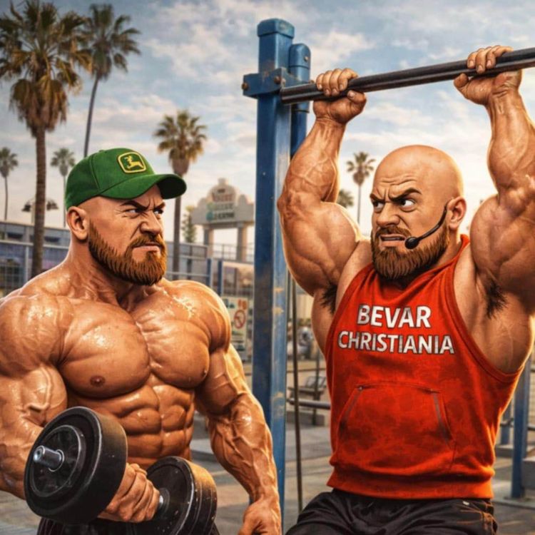 cover art for 54. Louis Theroux - I hjertet av manosfæren. Og påskespesial, blant annet om å grue seg til å gå edru på konsert med Carnivore A.D. under Infernofestivalen 