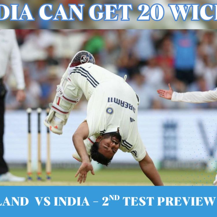 cover art for India need 20 wickets badly to Beat England | Tamil Cricket Podcast