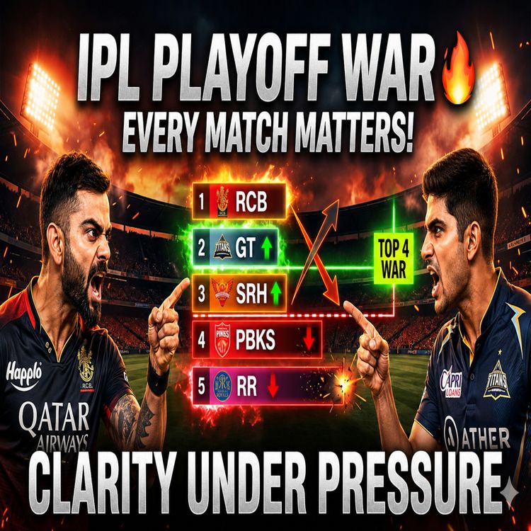 cover art for EP - 109 | IPL 2026: The Final War for Playoffs Begins ⚔️