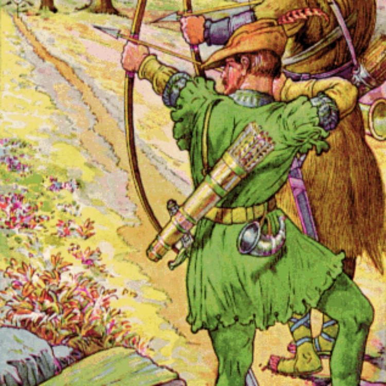 cover art for BROTTSHISTORISKA MYTER - Robin Hood – Stal han verkligen från de rika och gav till de fattiga?