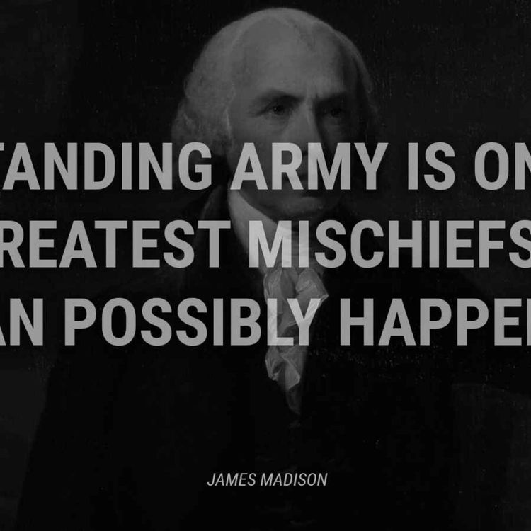 cover art for Is The Standing Army Our Forefathers Warned Us About Being Built Under Our Noses?