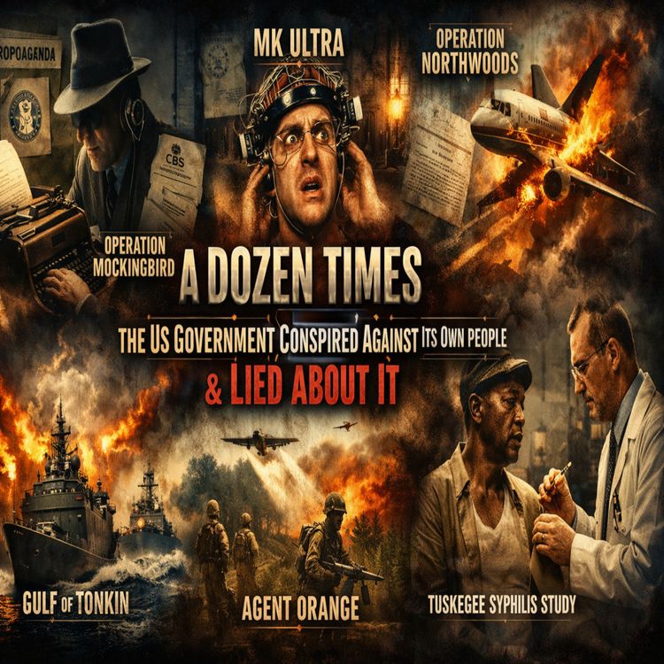 cover art for A Dozen Times The US Government Conspired Against Its Own People & Lied About It