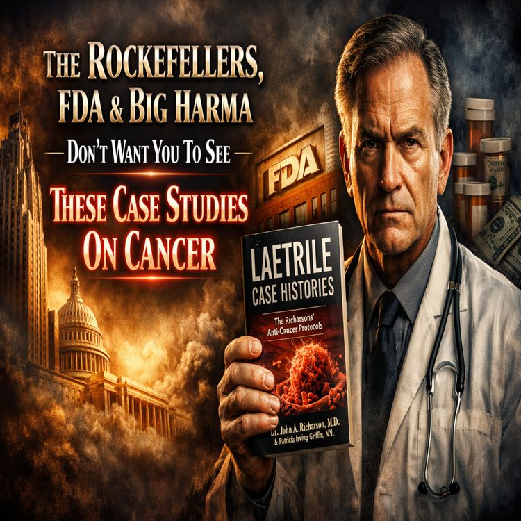 cover art for The Rockefellers, FDA & Big Harma Don't Want You To See These Case Studies On Cancer