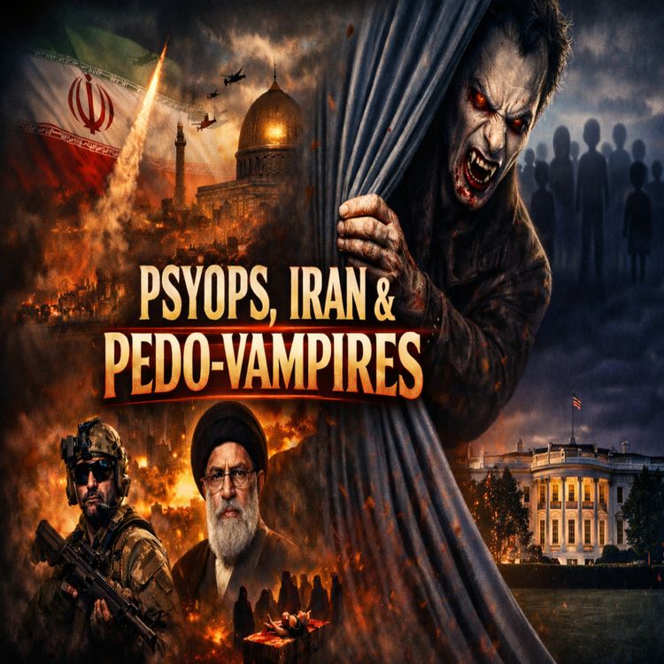 cover art for Psyops, Iran & Pedo-Vampires - How Are The People To Respond?