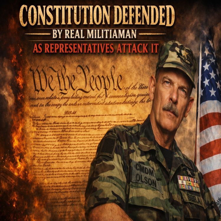 cover art for Constitution Defended By Real Militiaman As Representatives Attack It