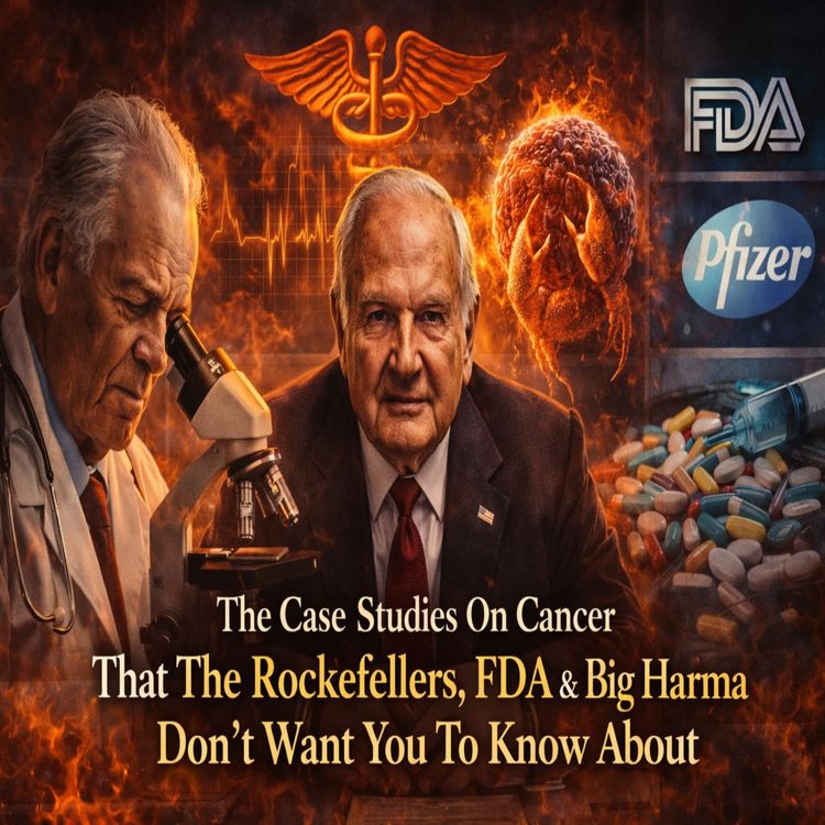 cover art for The Case Studies On Cancer That The Rockefellers, FDA & Big Harma Don't Want You To Know About