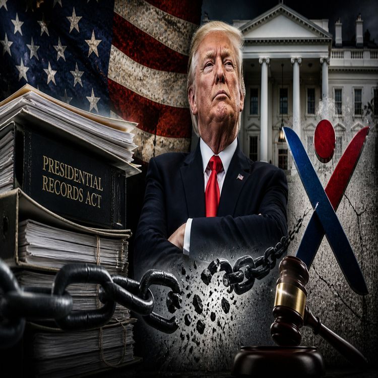 cover art for The Presidential Records Act, Civics & Trump's Defiance Of The Law
