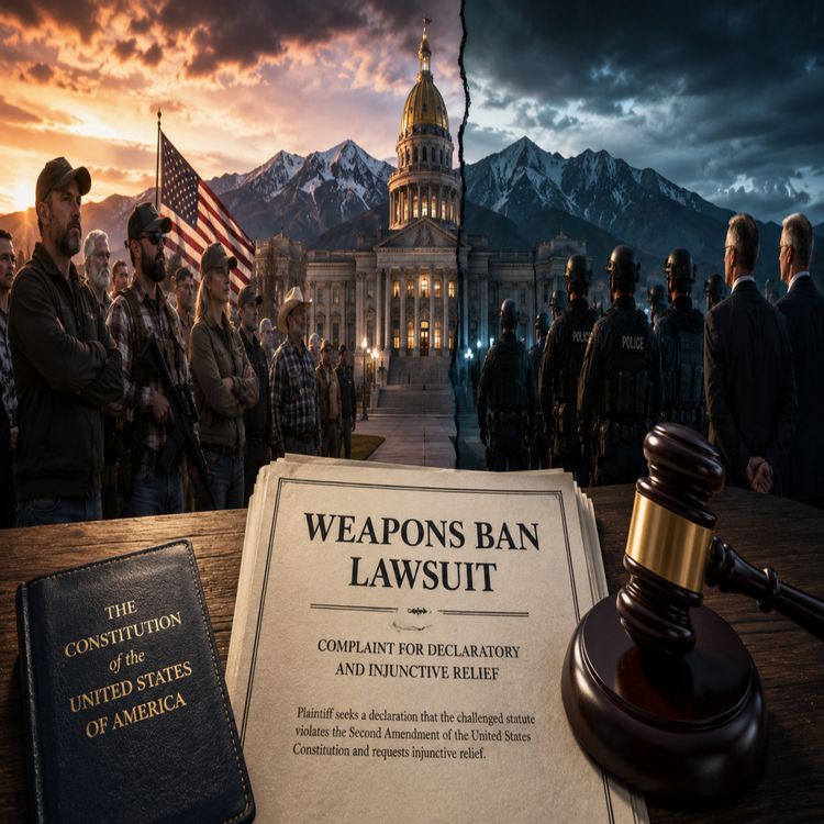cover art for DOJ Sues Colorado Over Weapons Ban - Another Distraction Or A Fight For Your Rights?
