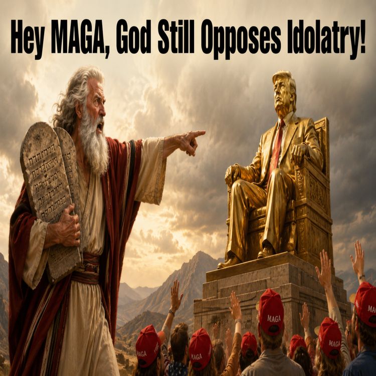 cover art for Hey MAGA, God Still Opposes Idolatry!