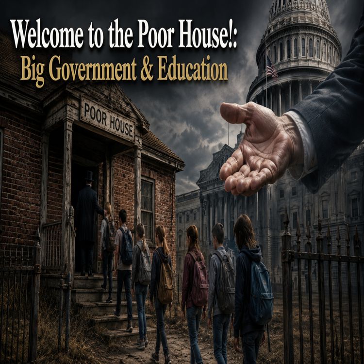 cover art for Welcome to the Poor House!: Big Government & Education