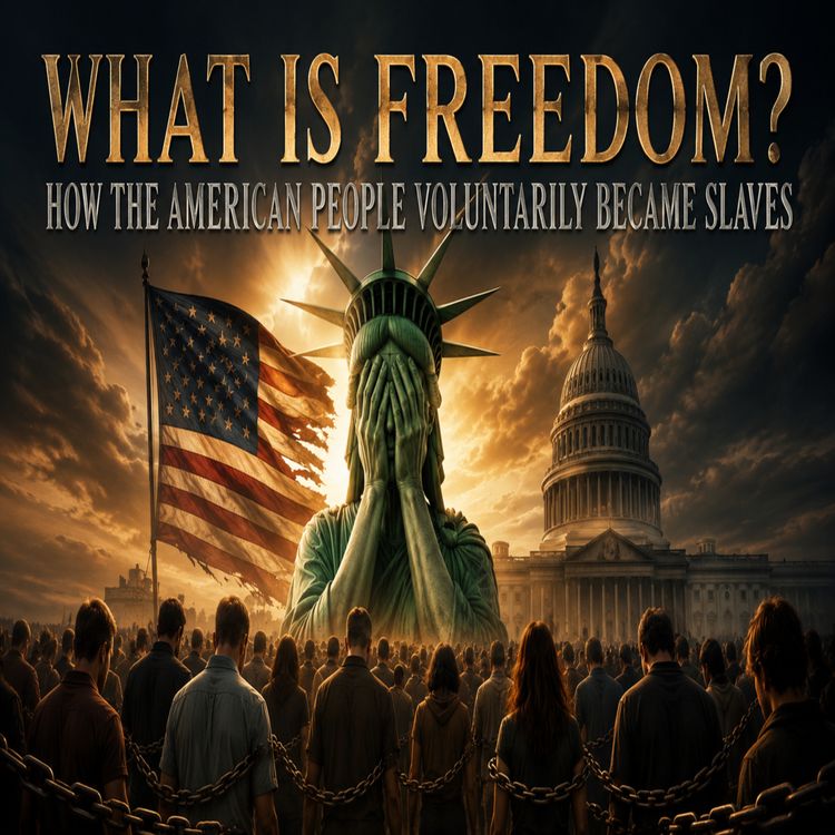 cover art for What Is Freedom? How The American People Voluntarily Became Slaves