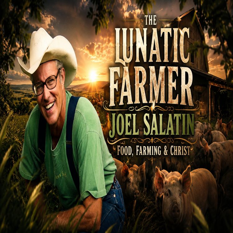 cover art for The Lunatic Farmer Joel Salatin: Food, Farming & Christ
