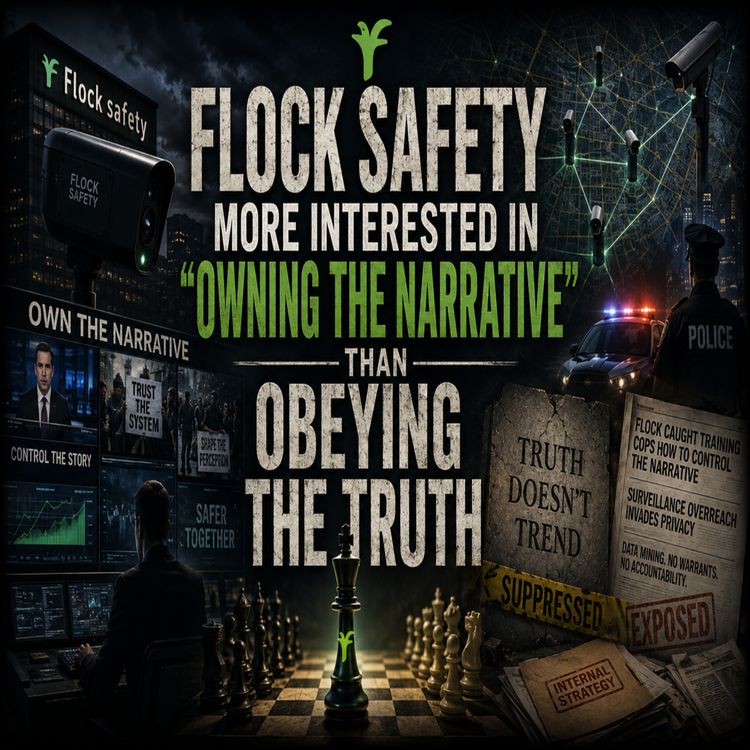 cover art for Flock Safety More Interested In "Owning The Narrative" Than Obeying The Truth