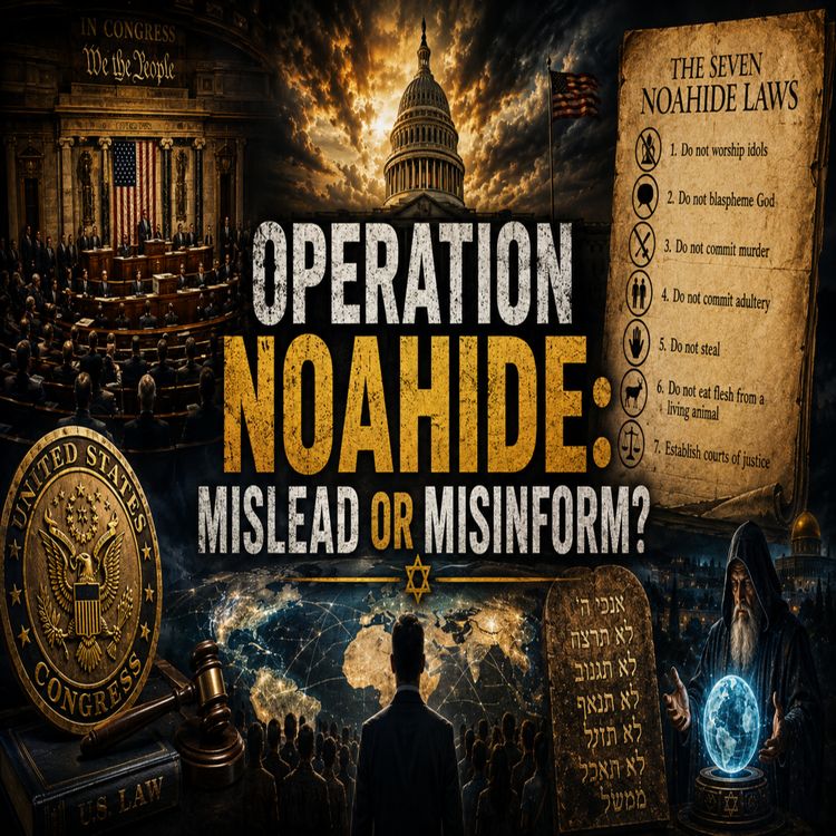 cover art for Operation Noahide: Mislead Or Misinform?