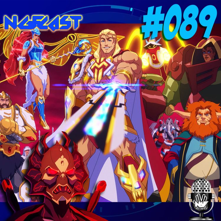 cover art for NGFCAST #089 - Mestres do Universo Revolution ( O HE-Man da Netflix voltou com TUDO )