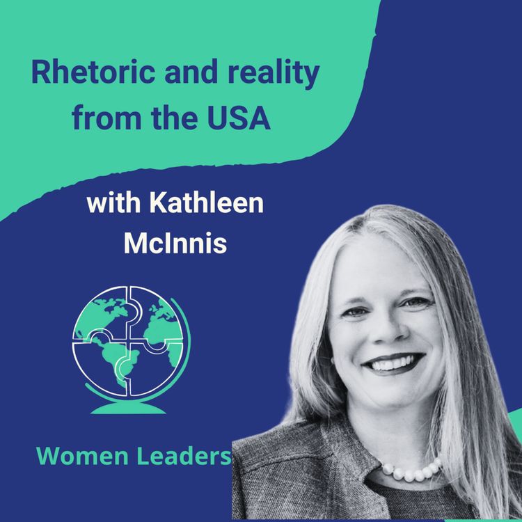 cover art for Rhetoric and reality from the US with Kathleen McInnis