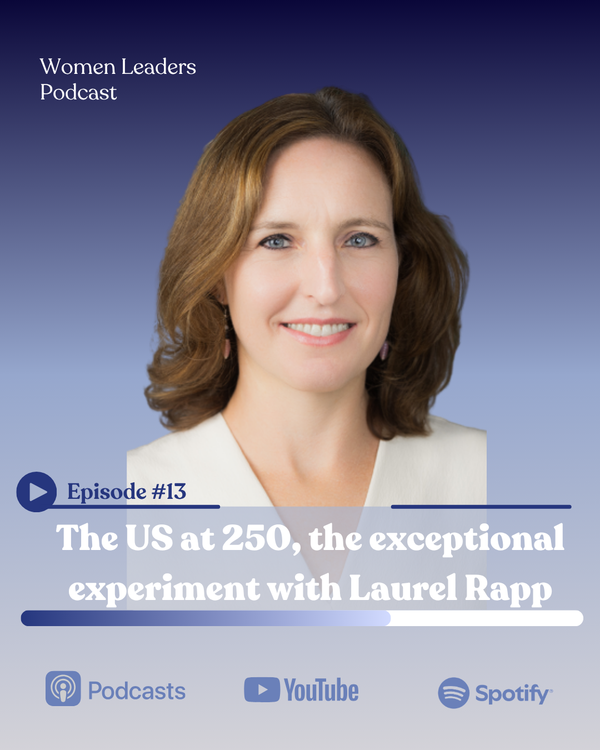 cover art for The US at 250, the exceptional experiment with Laurel Rapp