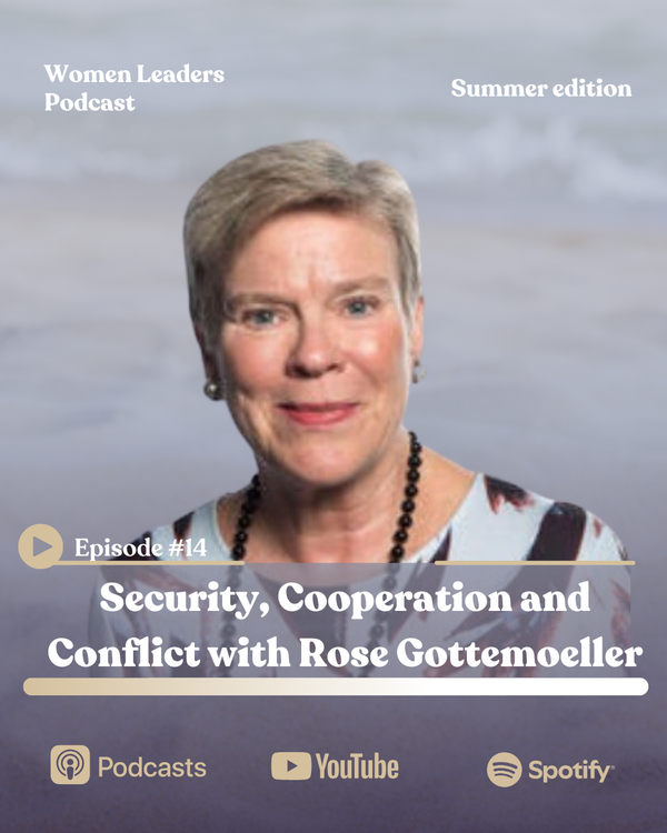 cover art for Security, Cooperation and Conflict with Rose Gottemoeller