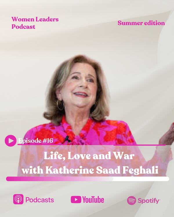 cover art for Life, Love and War with Katherine Saad Feghali