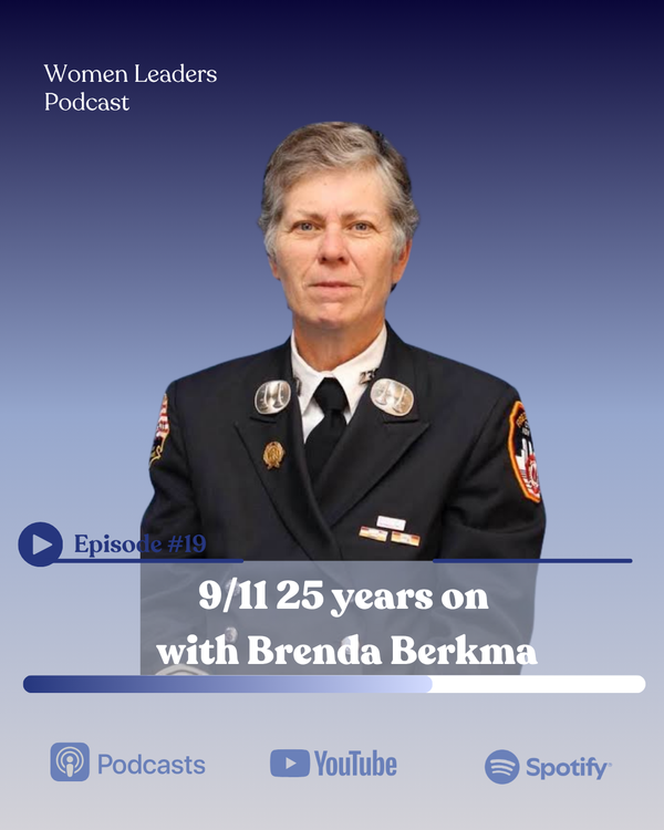 cover art for 9/11 25 years on with Brenda Berkman