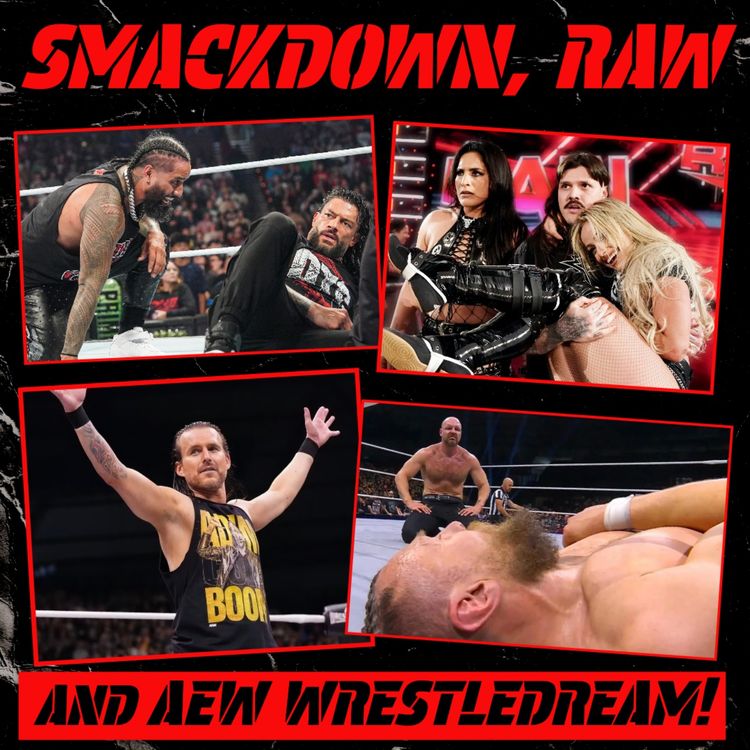 cover art for WWE Smackdown, Raw & AEW Wrestledream!