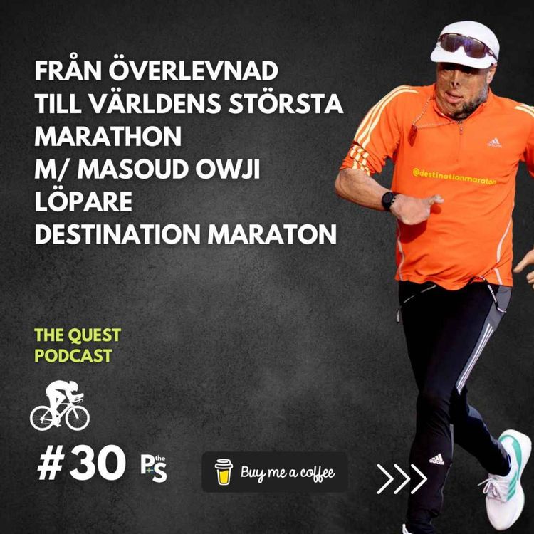 cover art for Från överlevnad till världens största marathon | Med Masoud Owji