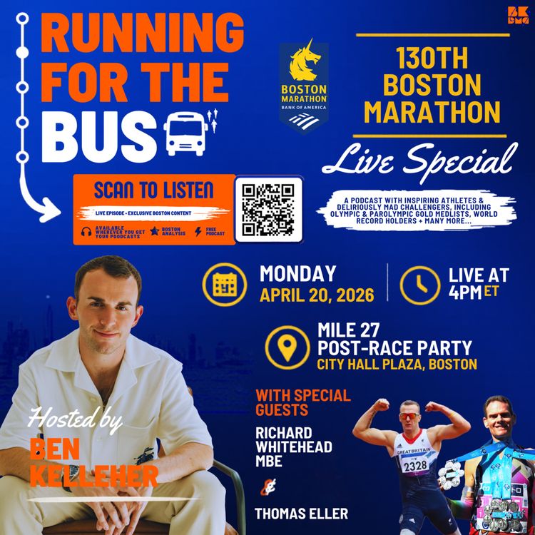 cover art for Richard Whitehead MBE & Thomas Eller: 130th Boston Marathon LIVE Special