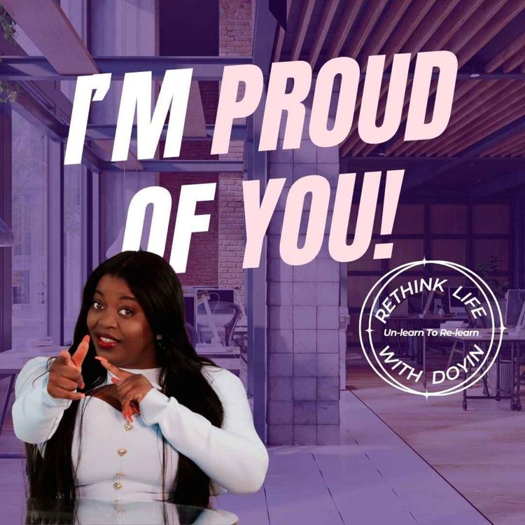 cover art for I'm Proud Of You: A Peptalk for when you need inspiration to keep going!