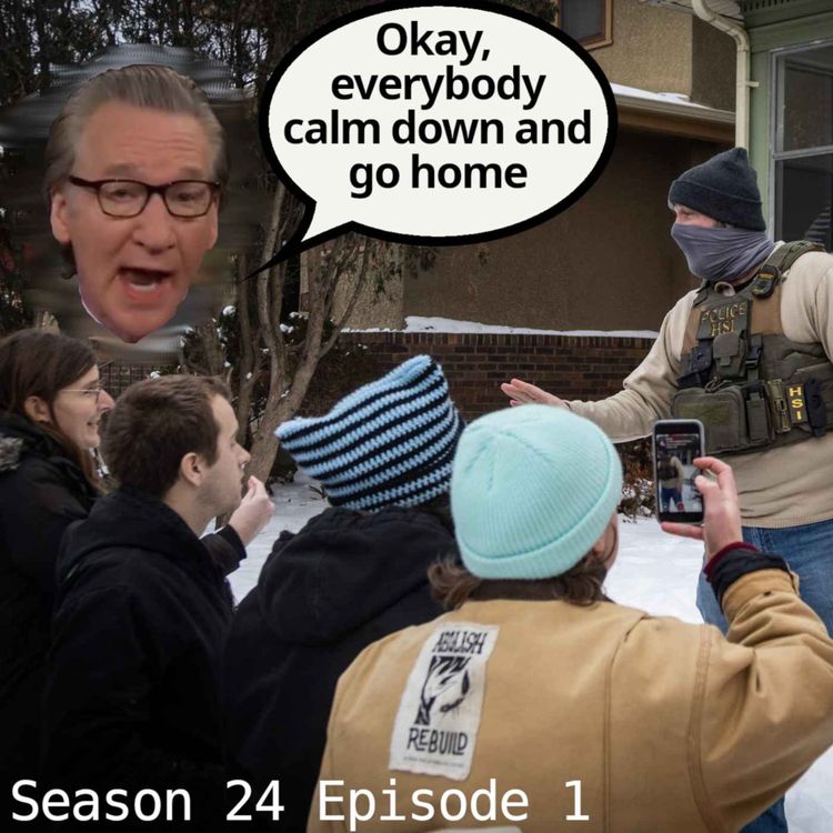 cover art for Real Time s24e1 - Sorry, My Literal Baby, I'm Back feat Eliza Skinner