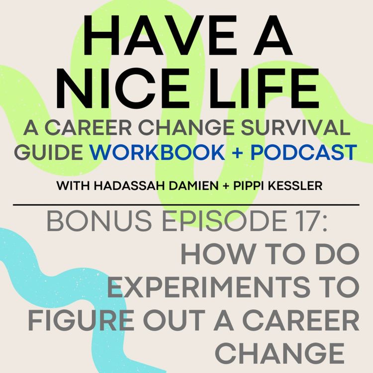 cover art for Bonus Episode: How to do Experiments to Figure Out a Career Change