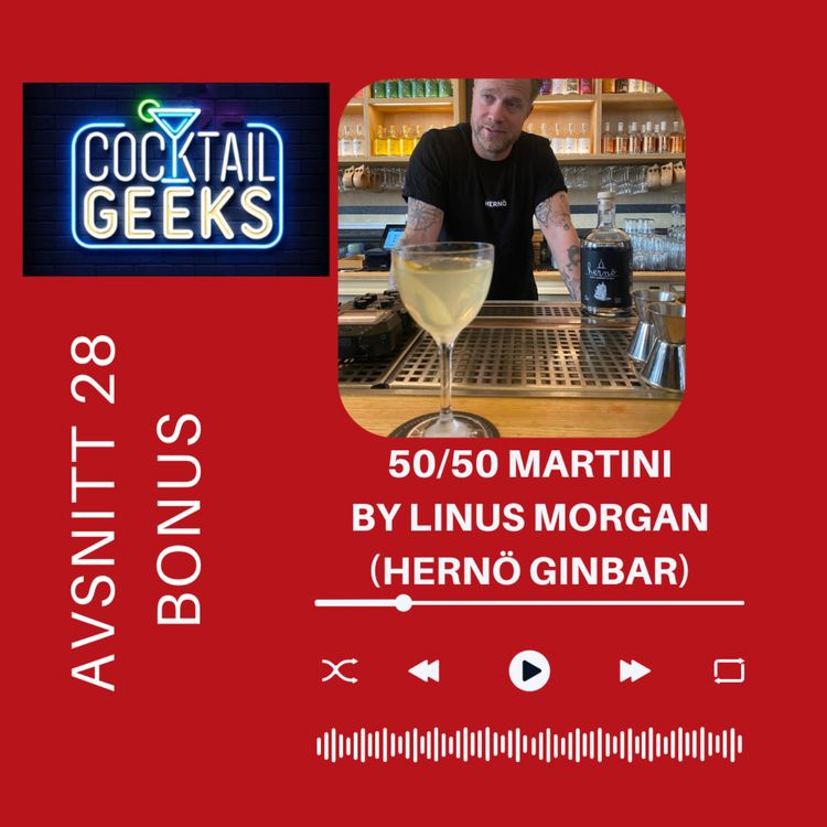 cover art for 50/50 Martini by Linus Morgan (Hernö Ginbar)