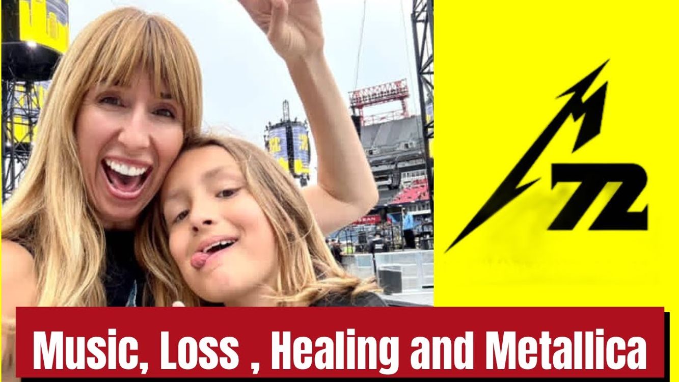 cover art for Music,Loss,Healing and Metallica. A Story of Healing Through Heavy Metal