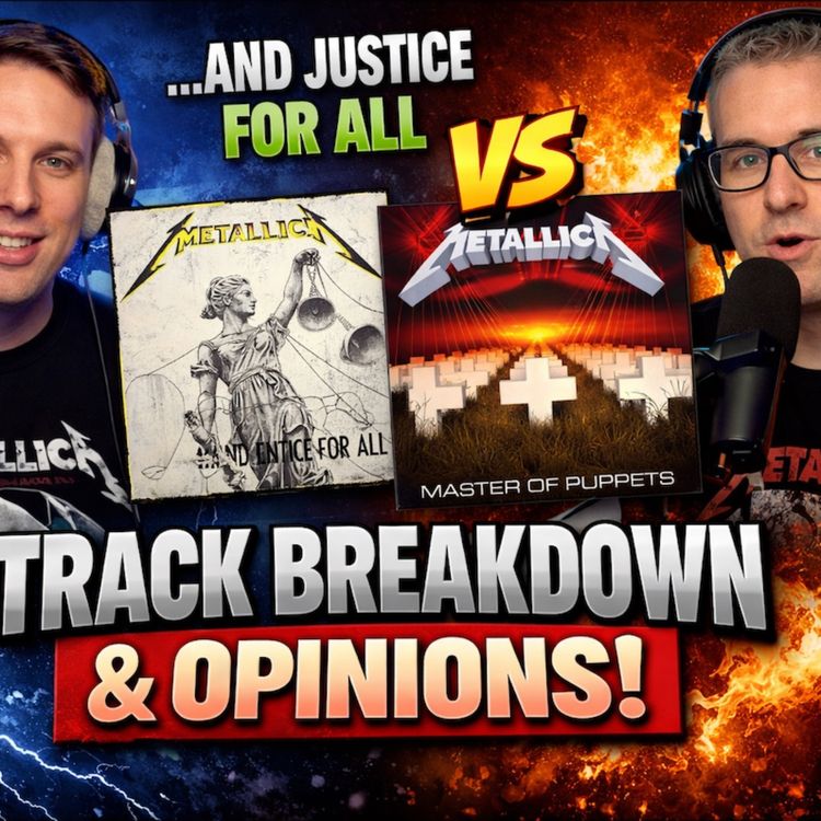 cover art for Metallica Deep Dive......And justice For All and Puppetz- Track Breakdown