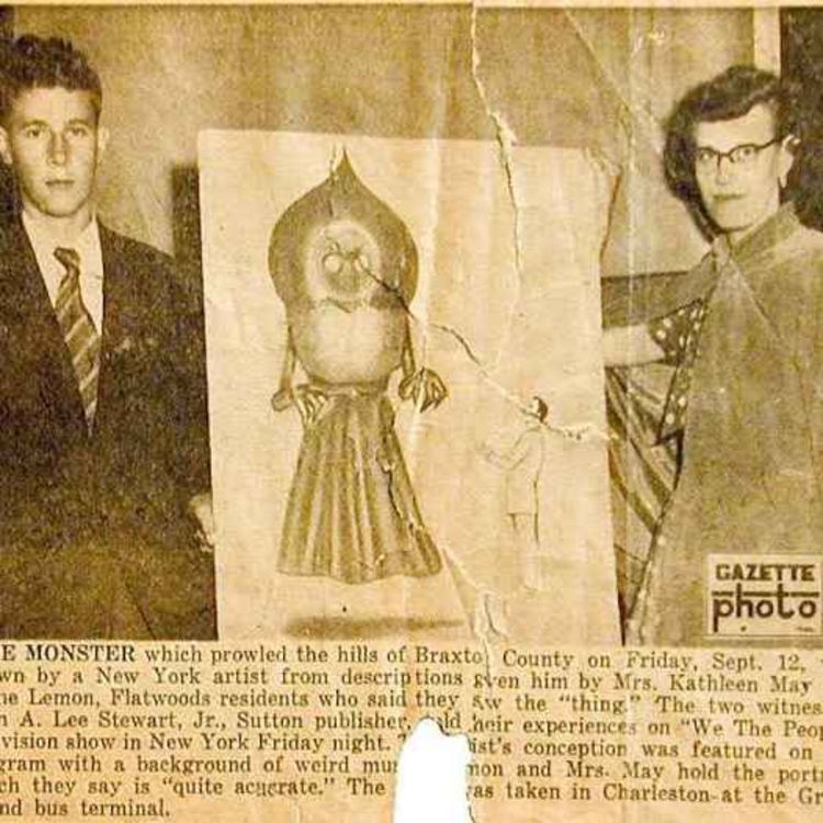 cover art for The Thing on the Hill: The Flatwoods Monster