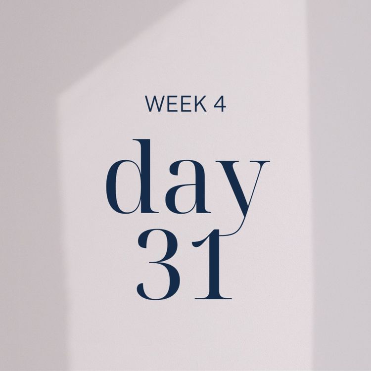 cover art for Week 4 Day 31 with Special Guest Melissa Grelo