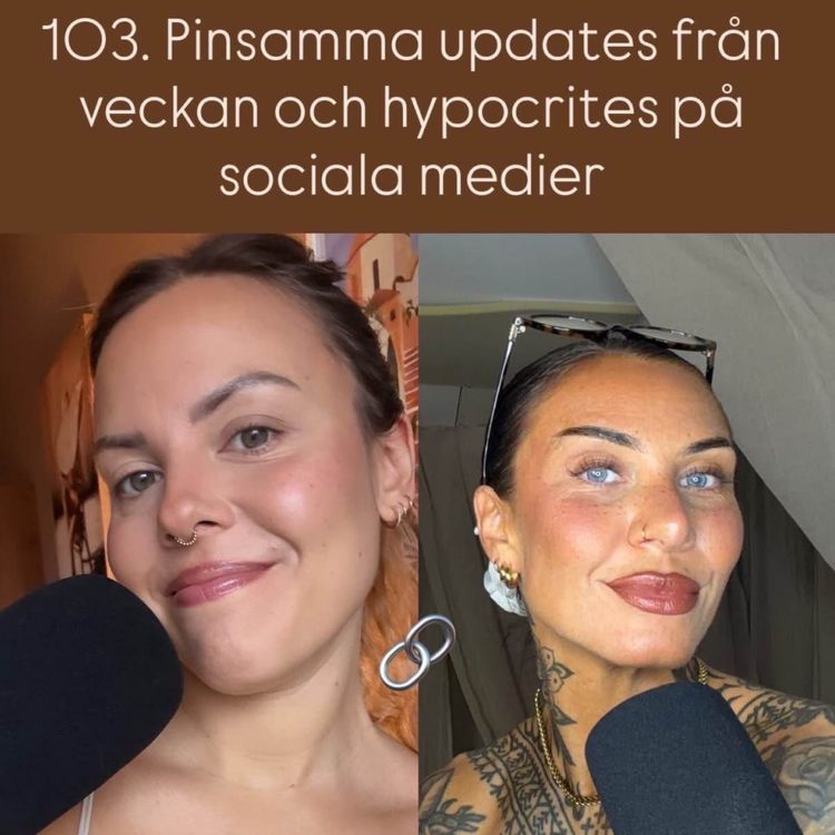 cover art for 103. Pinsamma updates från veckan och hypocrites på sociala medier