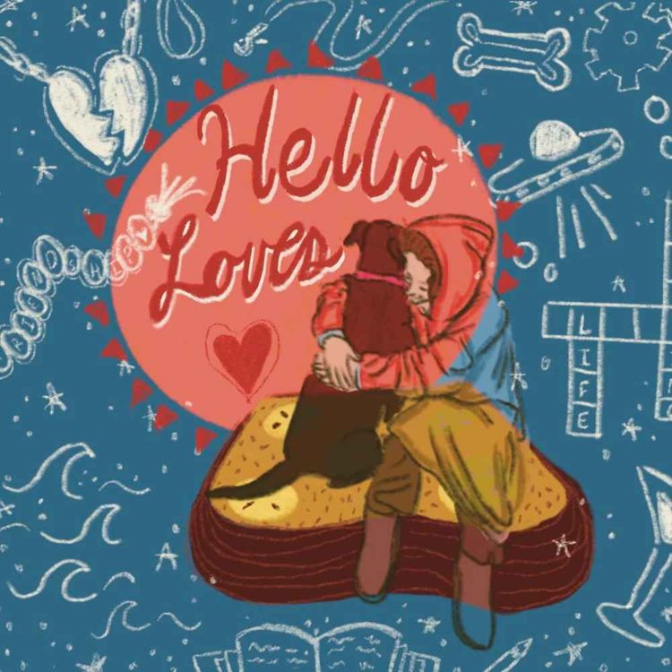 cover art for cool things in the sky and being a human