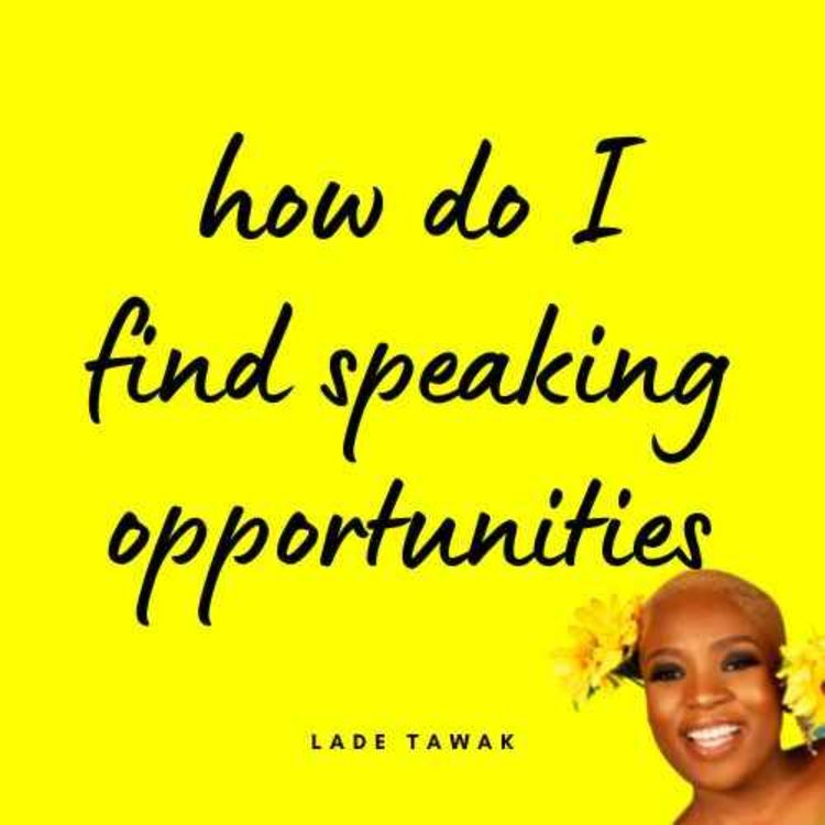 cover art for S02E314 - How can I find speaking opportunities?