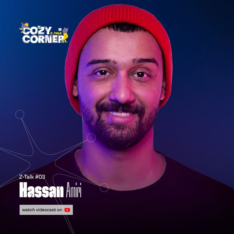 cover art for Z-Talk 03: Hassan Amiri | حسن امیری