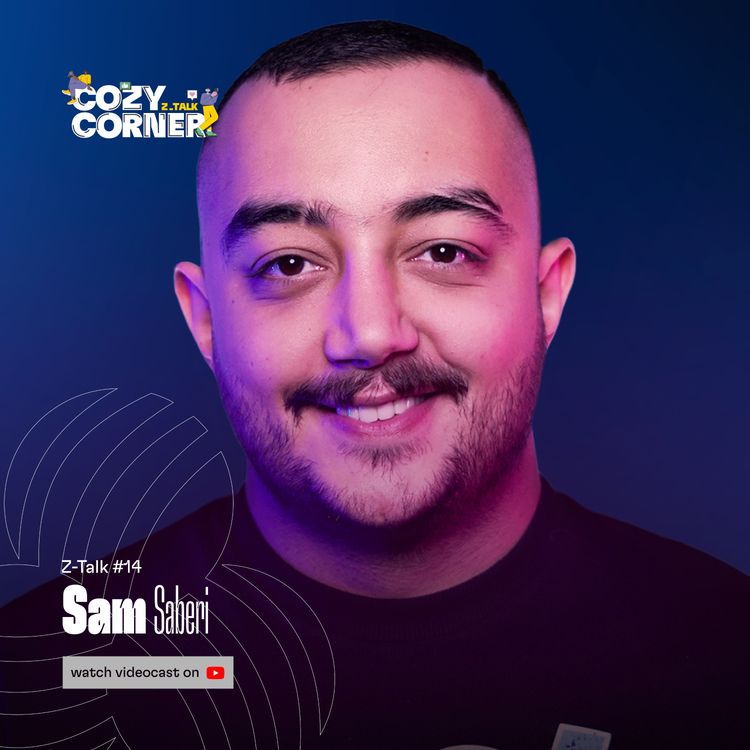 cover art for Z-Talk 14: Sam Saberi | سام صابری