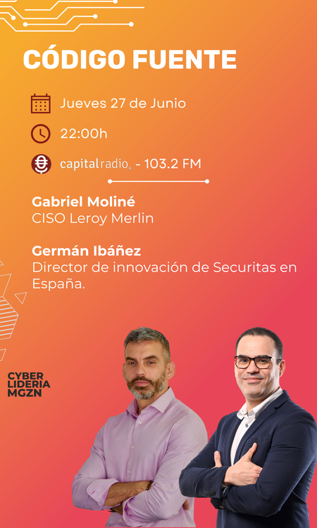 cover art for Código Fuente #13 Gabriel Moliné (Leroy Merlin) & Germán Ibáñez (Securitas)