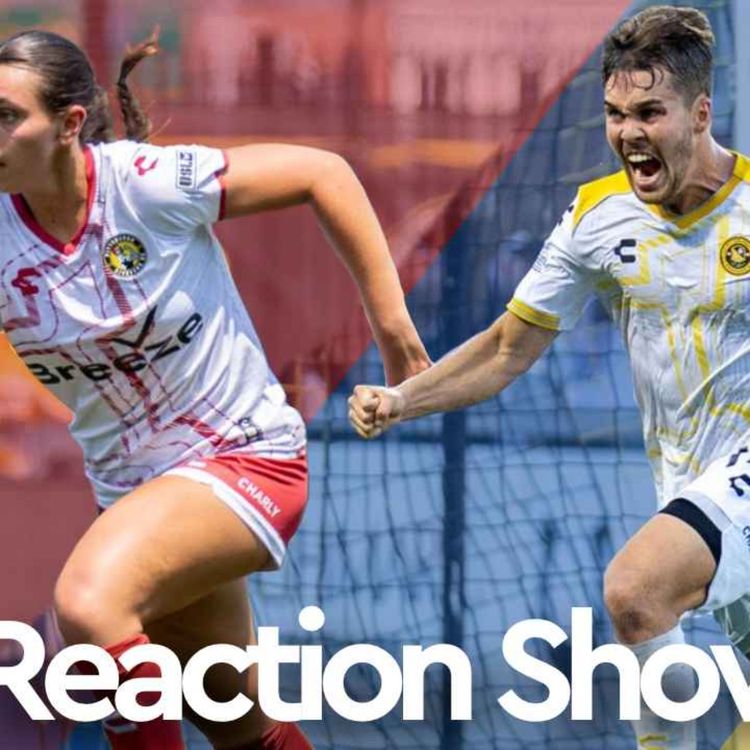 cover art for Riveters Run Wraps, Riverhounds Warming Up - Reaction Show