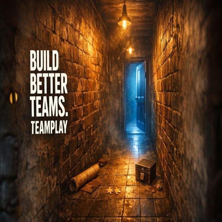 cover art for Why Escape Rooms Build Better Teams: Stress, Leadership, and Connection