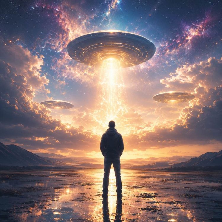 cover art for #98 - UFO, First Contact og avsløringer