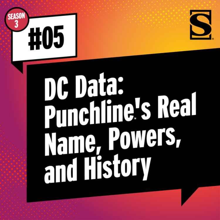 cover art for  DC Data: Punchline’s Real Name, Powers, and History