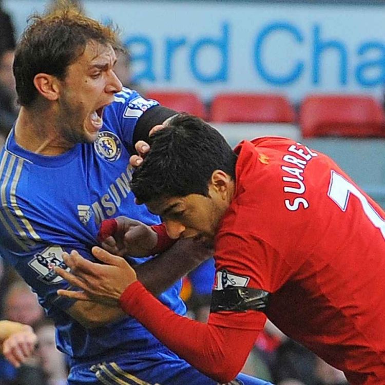 cover art for Luis Suarez's Shocking Bite Heard Around the World